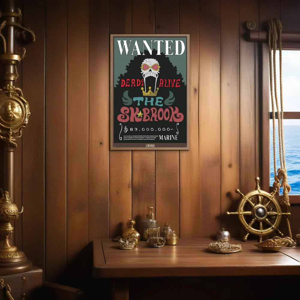 One Piece Gesucht: Brook Maxi-Wandposter - 61 x 91.5 cm