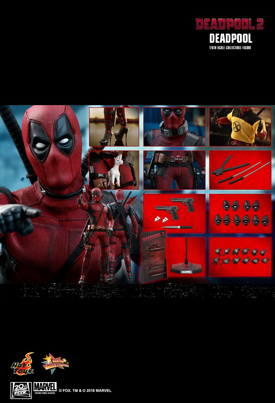 Deadpool 2 Action Figure 1/6 Scale - Hot Toys
