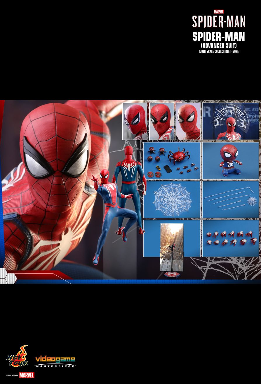 Spider-Man (Advanced Suit Version) 1/6 Scale Action Figure - Hot Toys