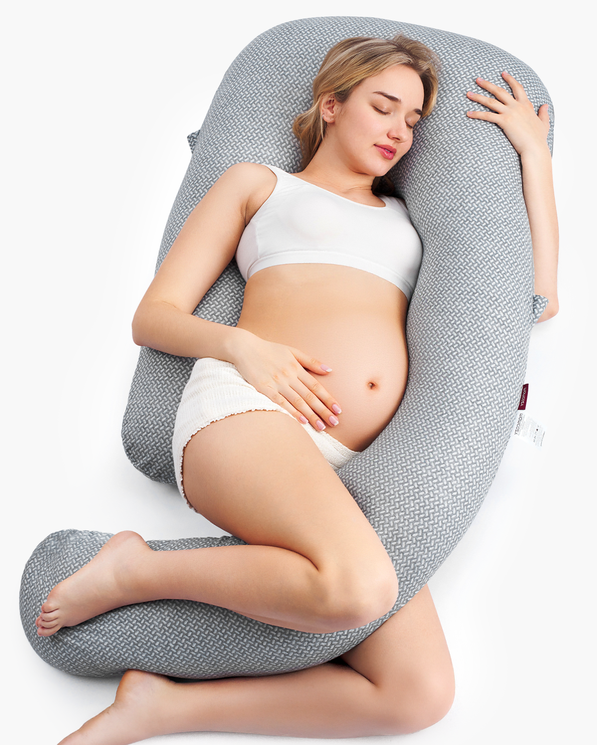 Oreiller de grossesse pour confort et soutien - Oreiller corporel pour le sommeil
