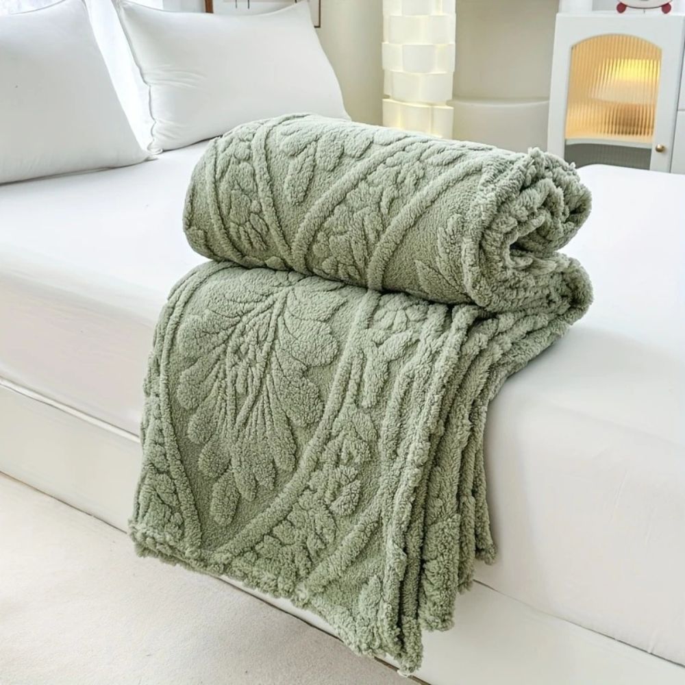 Plaid en jacquard tissé Paris confortable pour maison et voyage