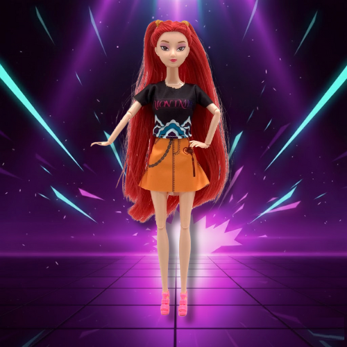 K-Pop Style PVC Collectible Dolls, 30 cm