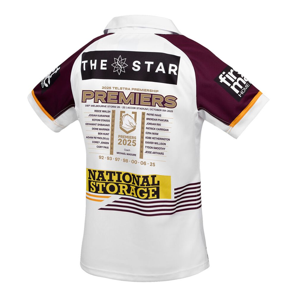 Maillot des champions Brisbane Broncos 2025