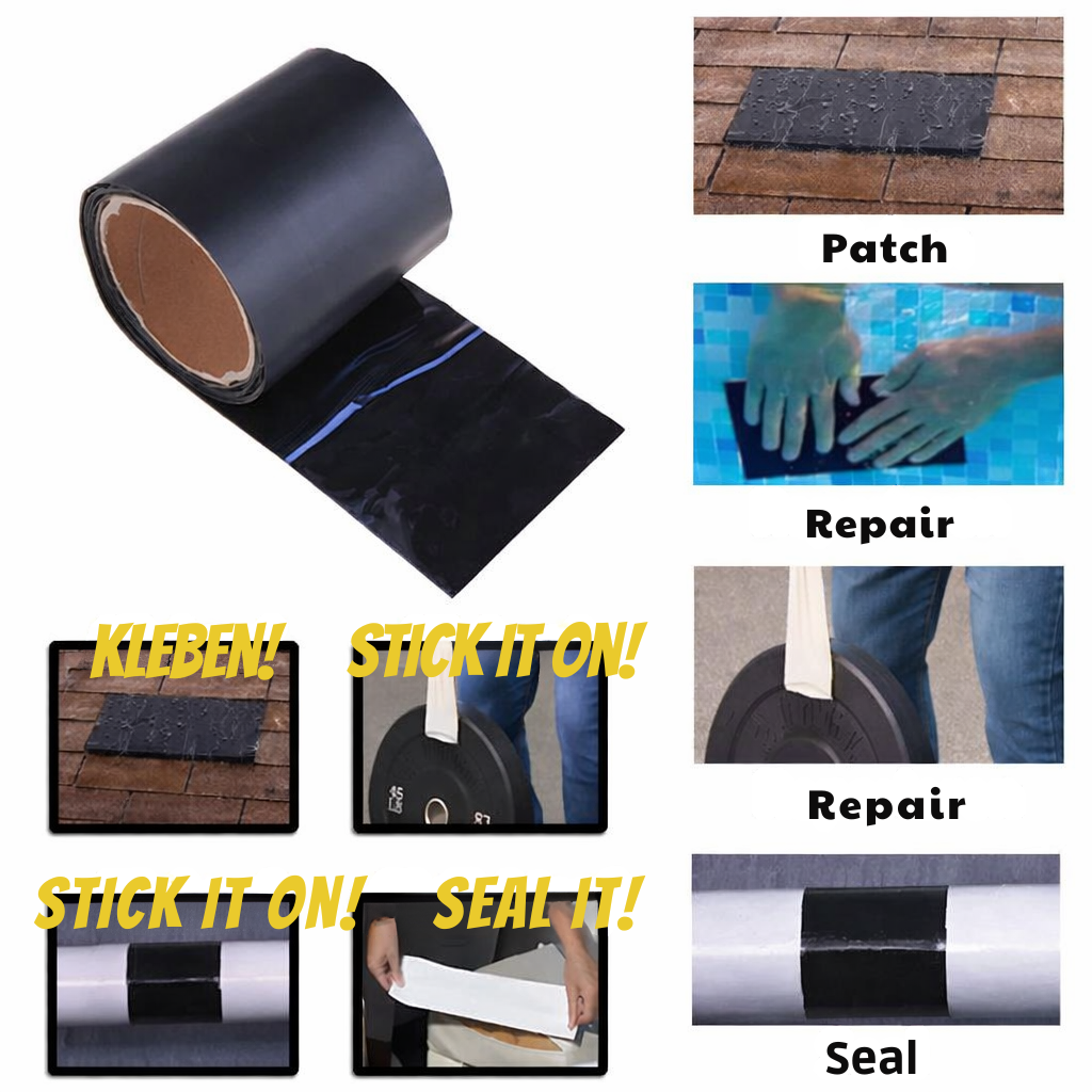 Waterdichte reparatietape - extra sterke afdichtingstape tegen lekkages voor binnen- en buitengebruik