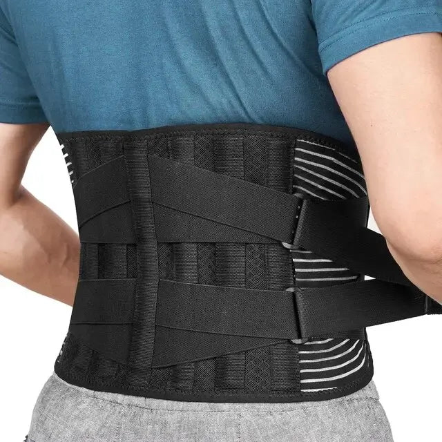 Adjustable Lumbar Support Belt Featuring Reinforced 360° Compression