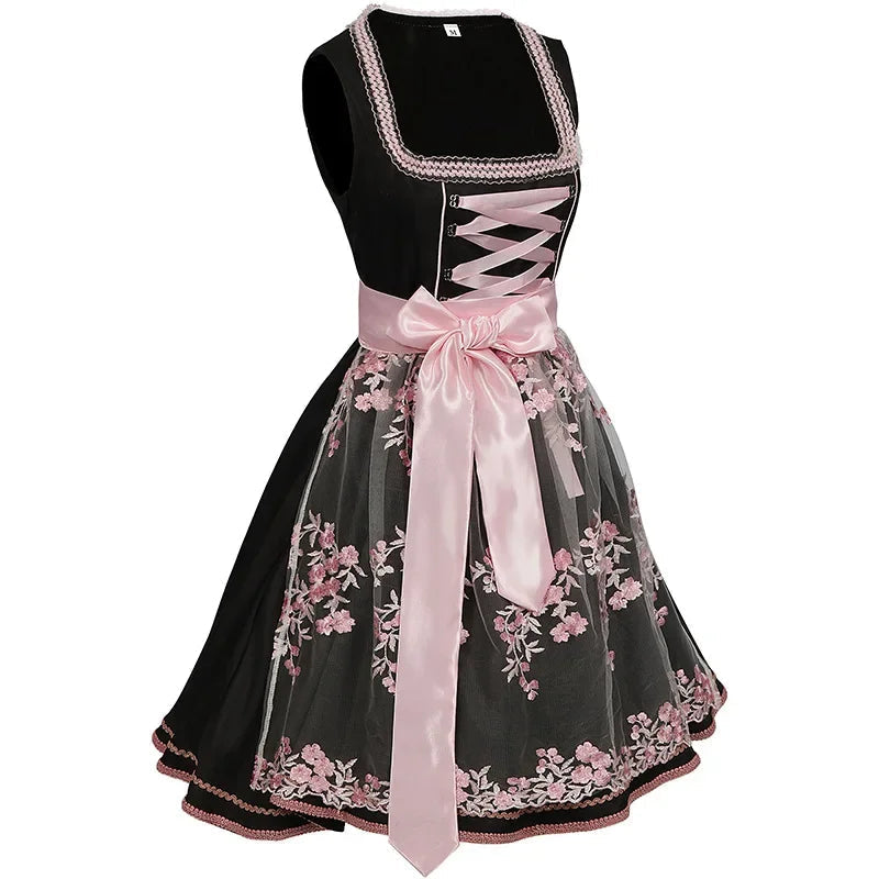 Dirndl für Damen mit Blumenmuster