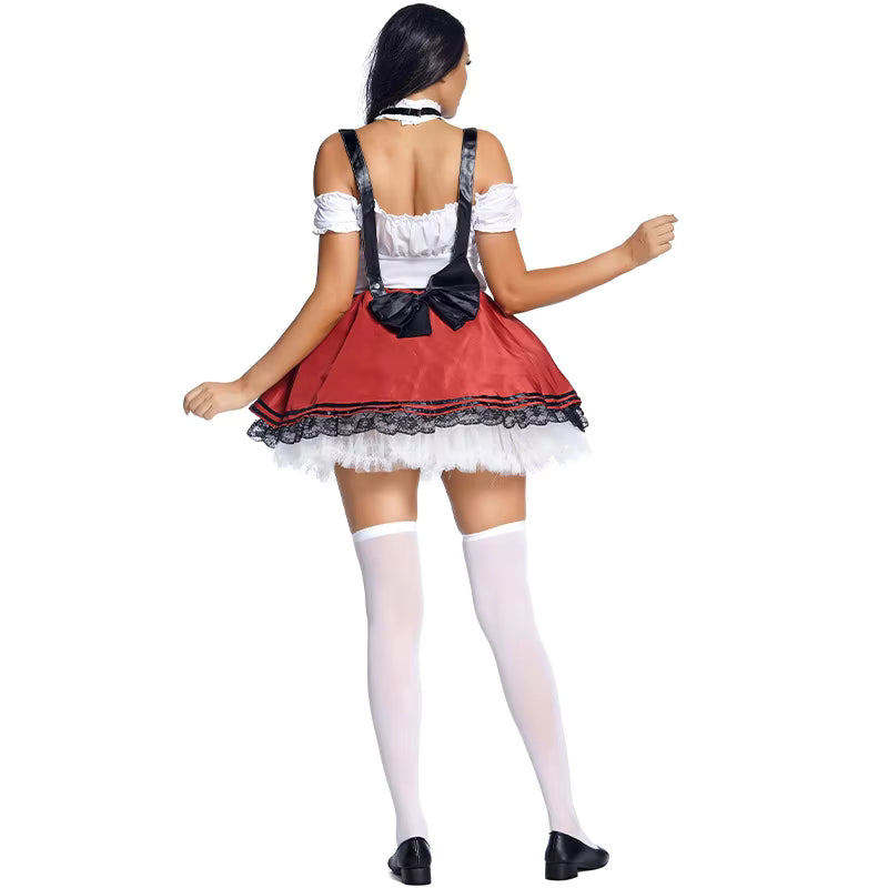 Dirndl pour femme avec corsage décoratif