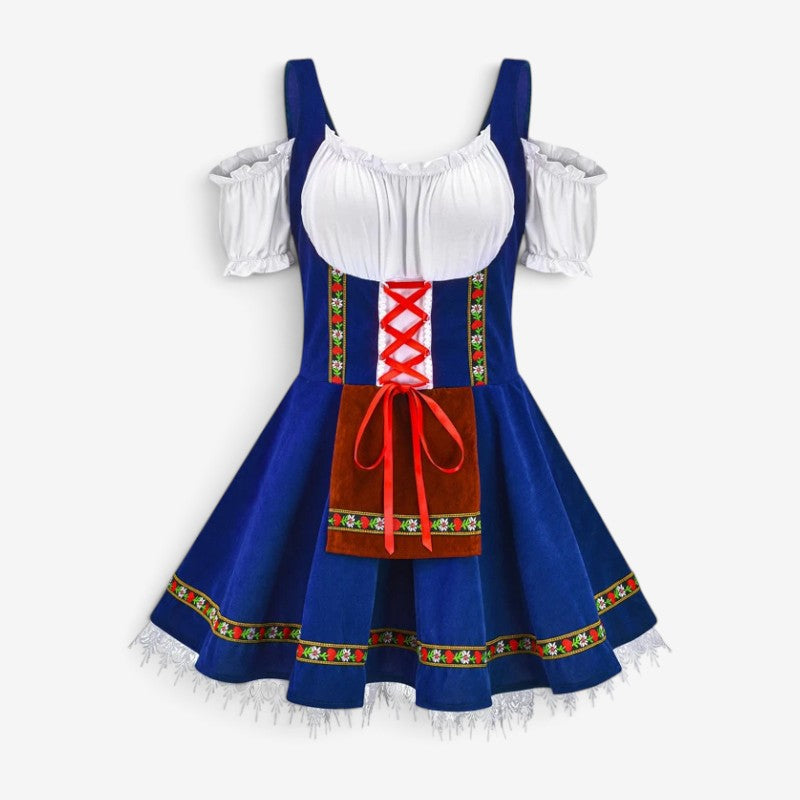 Dirndl pour femme avec jupe évasée