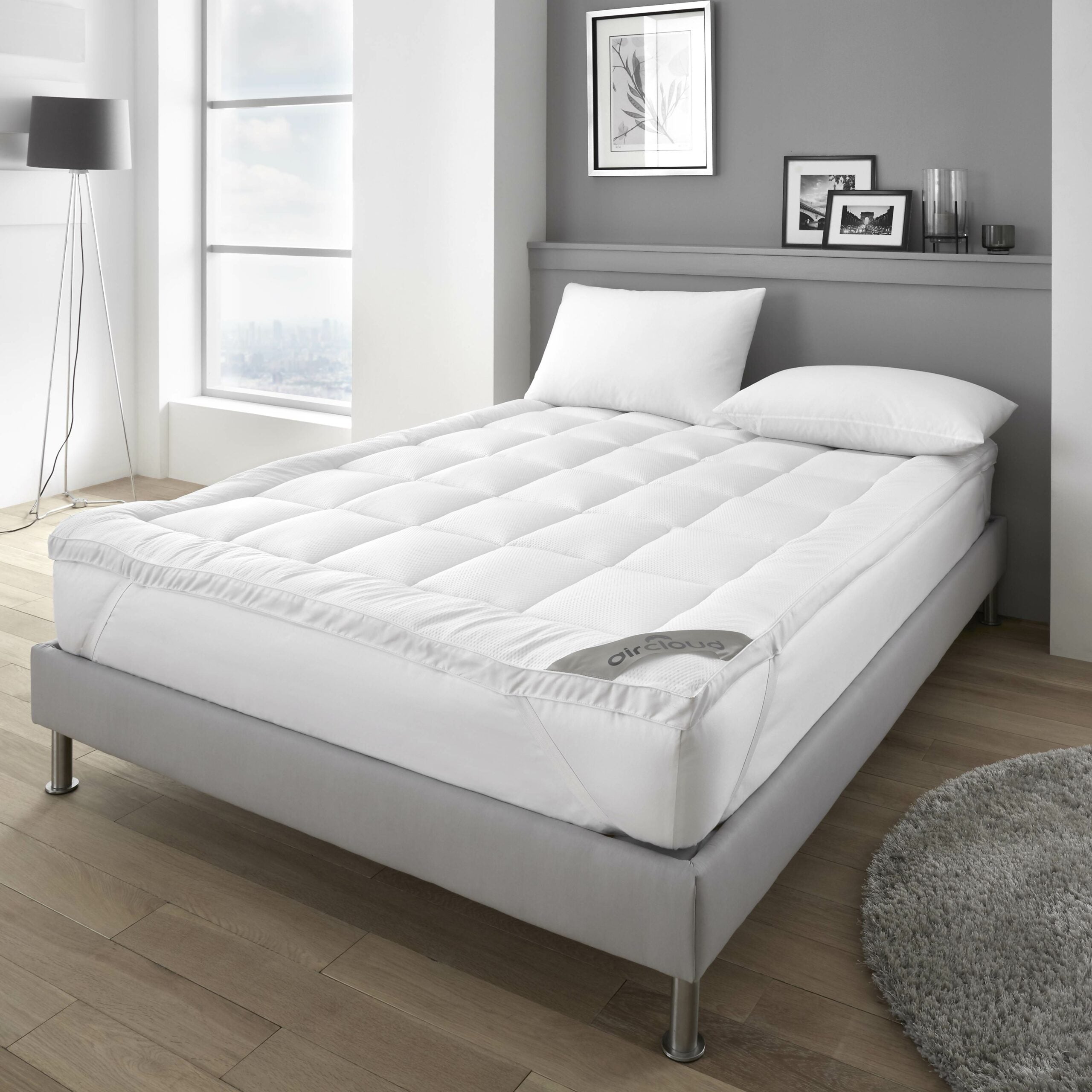 Surmatelas en mousse à mémoire de forme de 4CM pour un confort et un soutien supplémentaires
