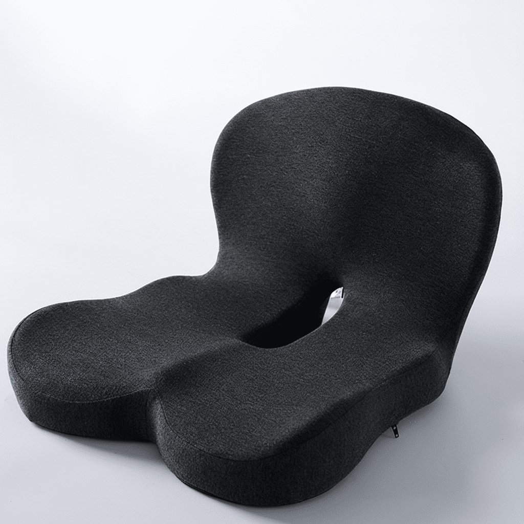 Ergonomisches Sitzkissen aus Memory-Schaum – rutschfeste Unterstützung für Büro, Auto und Reisen