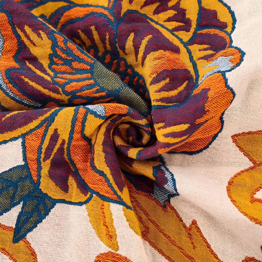 Plaid floral réversible douillet pour la décoration intérieure et le confort