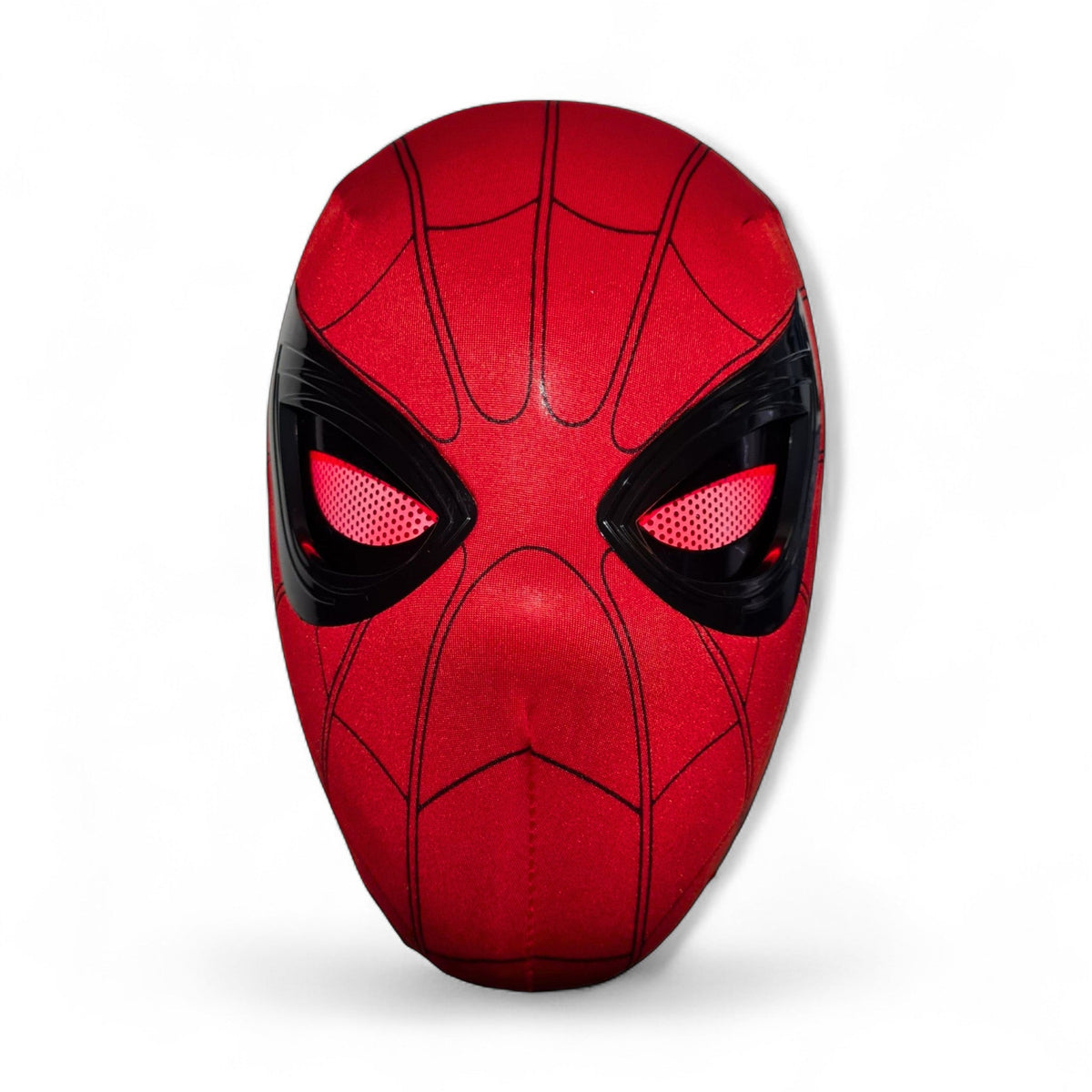 Spider-Man-Maske mit blinkenden Augen - Ringfernbedienung oder Kinnsteuerung