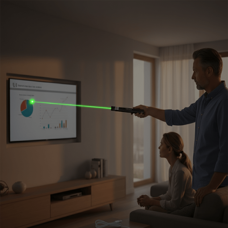 Green Laser Pointer with Adjustable Focus – VisionBeam Long-Range Laser
