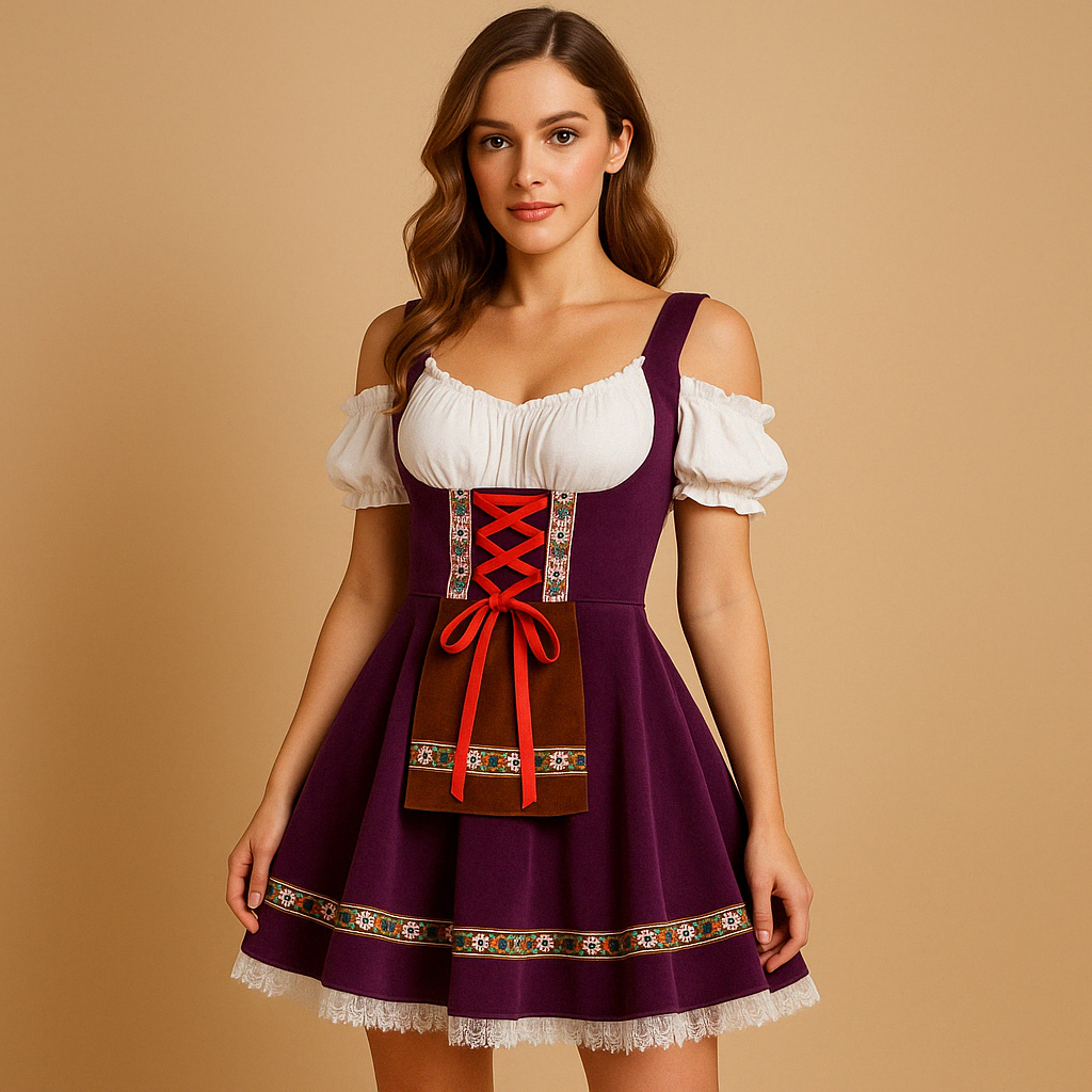 Oktoberfest-Kleid für Damen im eleganten Stil mit einzigartigem Design