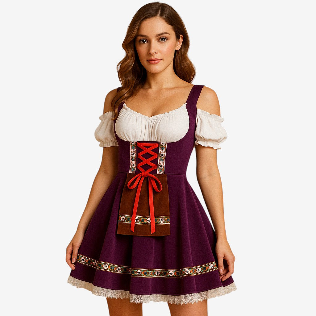 Oktoberfest-Kleid für Damen im eleganten Stil mit einzigartigem Design