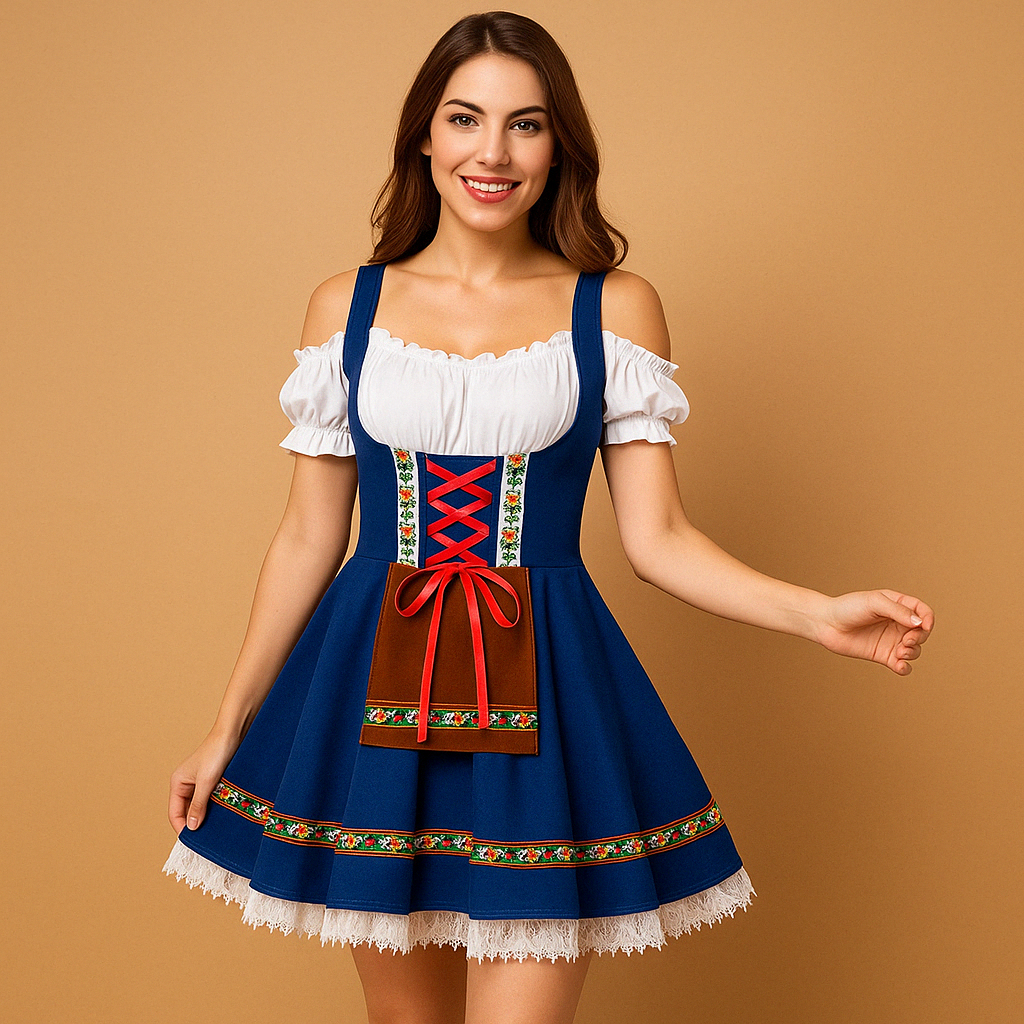 Oktoberfest-Kleid für Damen im eleganten Stil mit einzigartigem Design