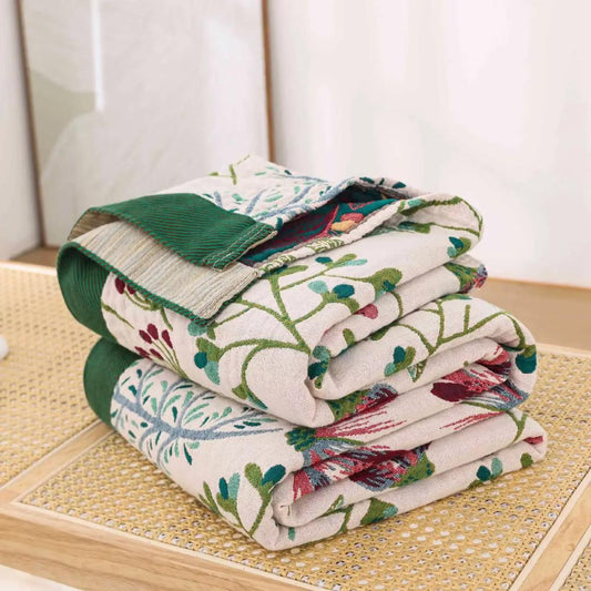 Cozy Wildflower Throw Blanket for Home Decor and Comfort
