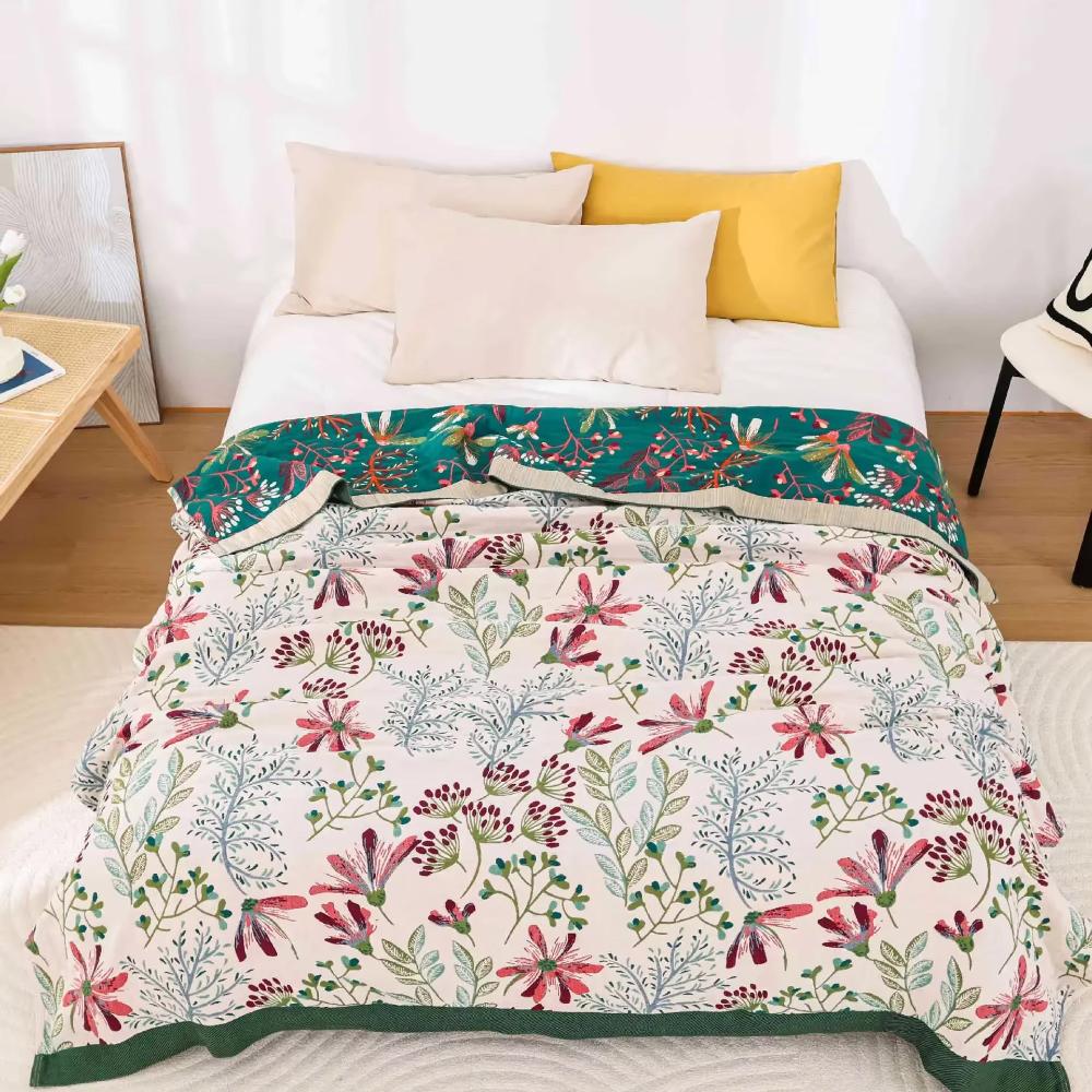 Plaid Wildflower confortable pour décoration intérieure et confort