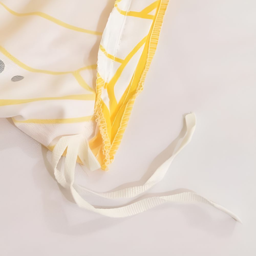 Ensemble de housse de couette Yellow Blossom - Ensemble de literie 3 pièces pour le confort