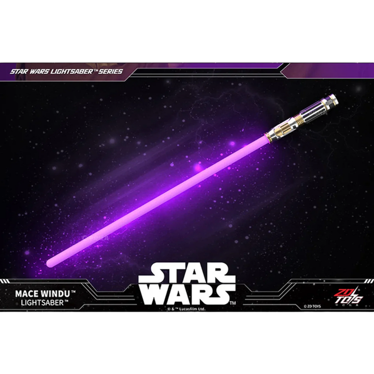 Réplique du sabre laser de Mace Windu 103 cm - ZD Toys