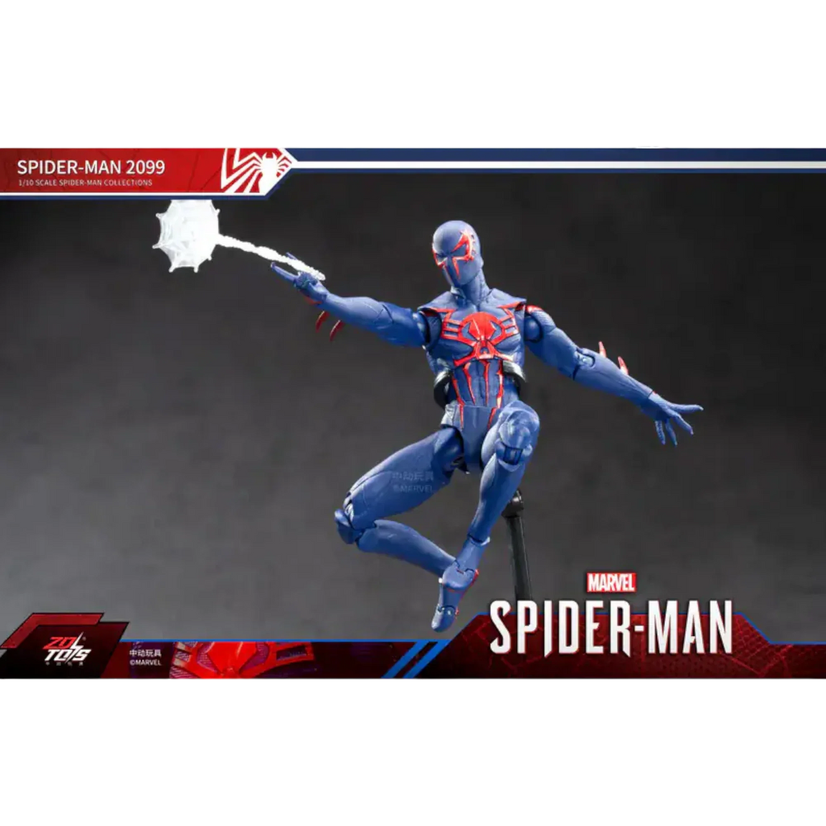 Spider-Man 2099-Actionfigur im Maßstab 1/10 - ZD Toys