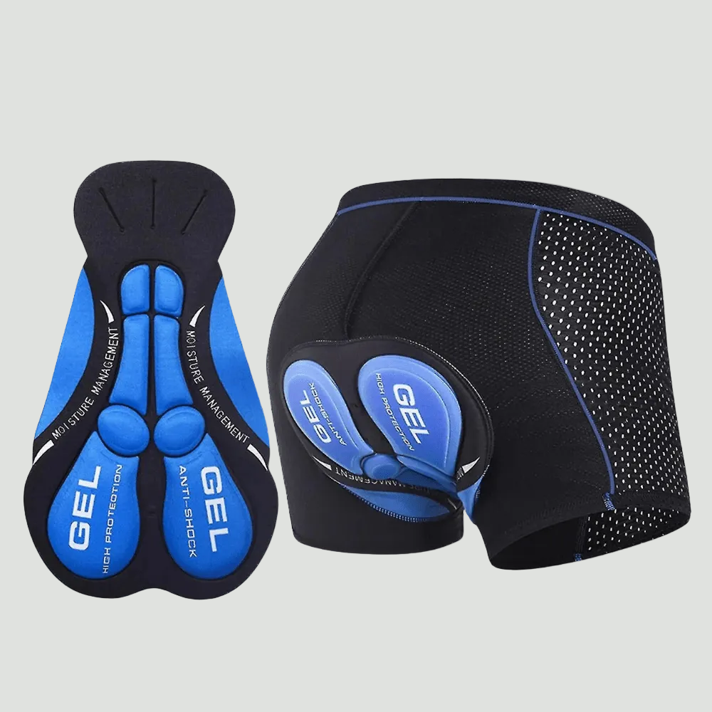 Men’s Padded Cycling Undershorts – 5D Gel Pad Breathable Cycling Underwear