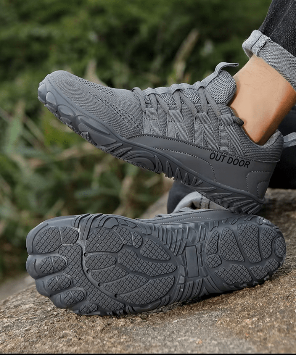 Wide-Fit Barefoot Walking Shoes – Breathable Shoes with Grippy Outsole