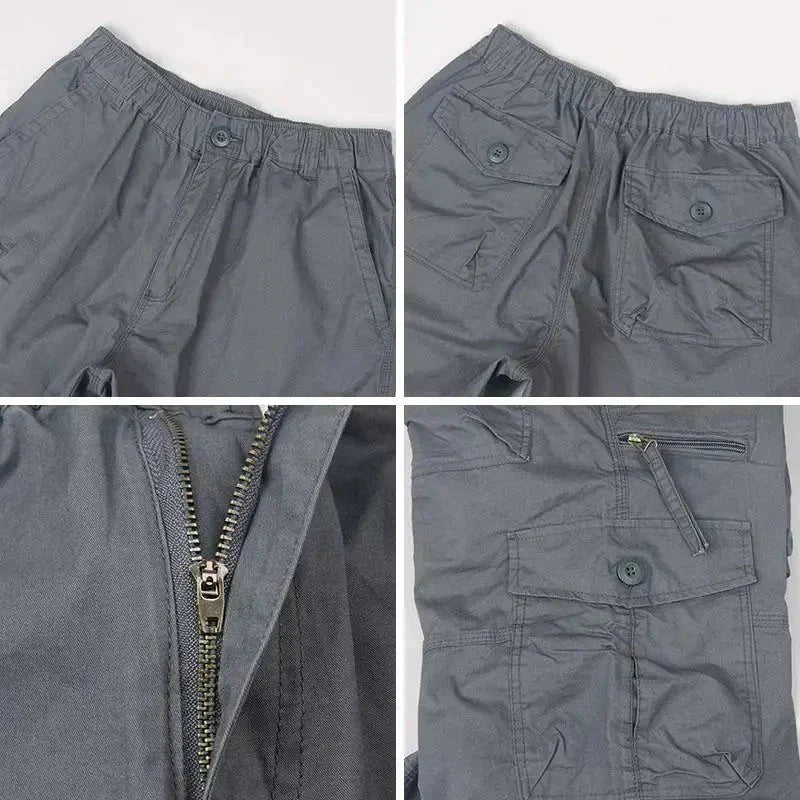 Lightweight Cargo Shorts – Loose-Fit Multi-Pocket Outdoor Shorts