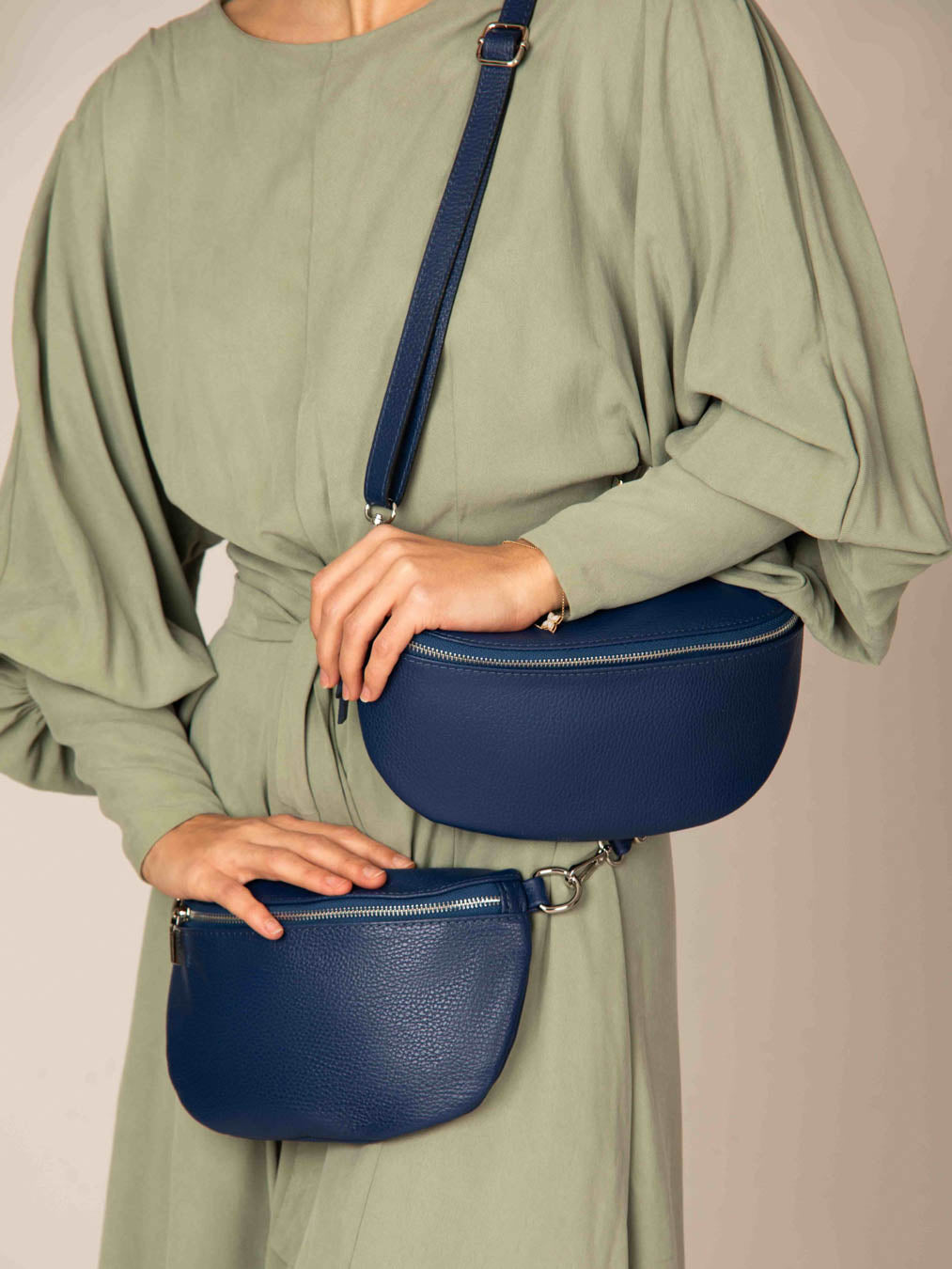 Sacoche en cuir multi-usage