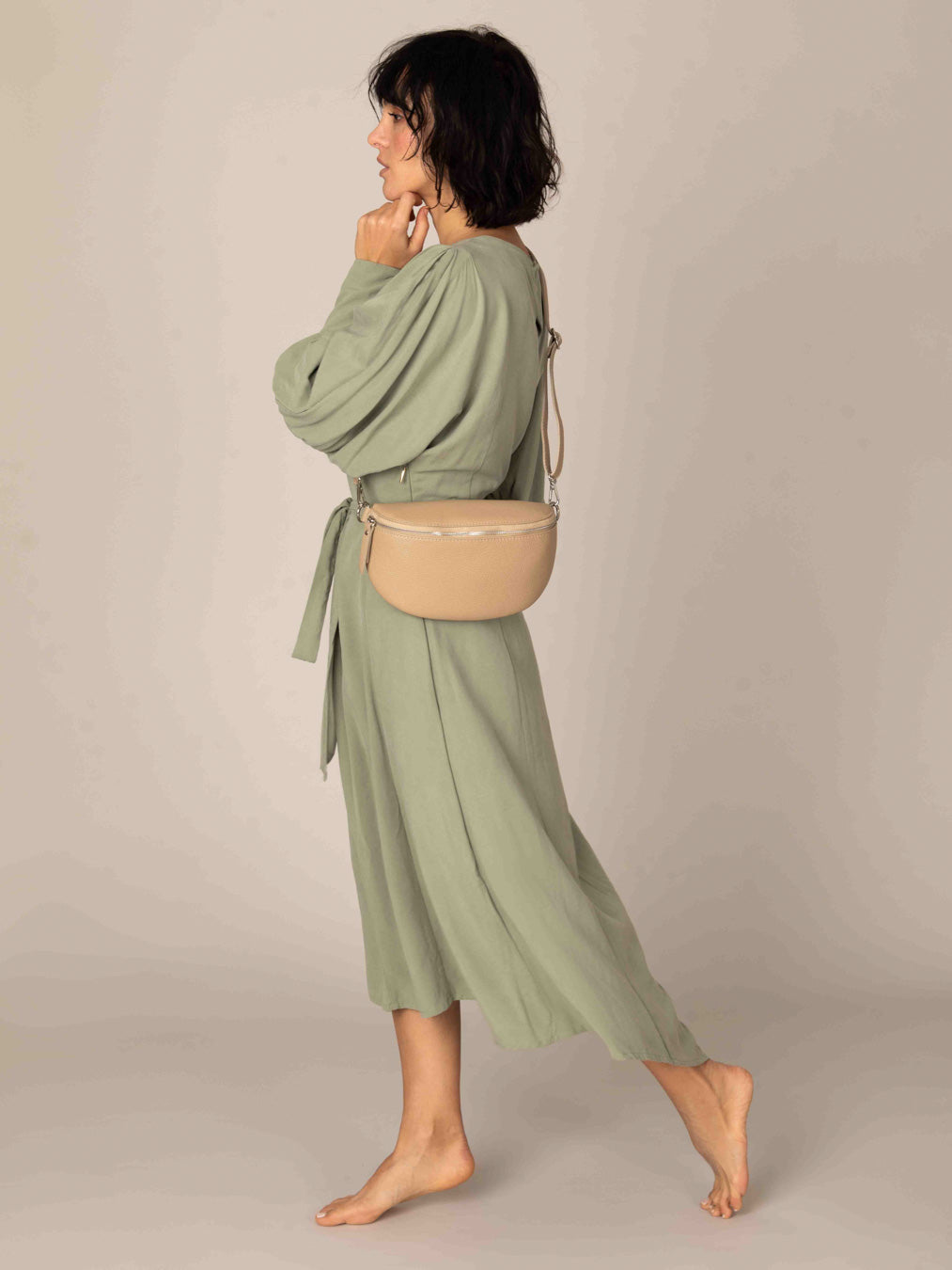 Sacoche en cuir multi-usage