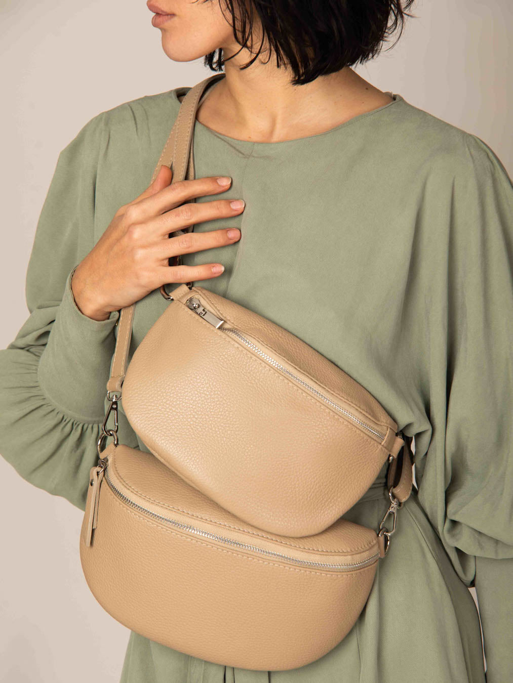 Sacoche en cuir multi-usage