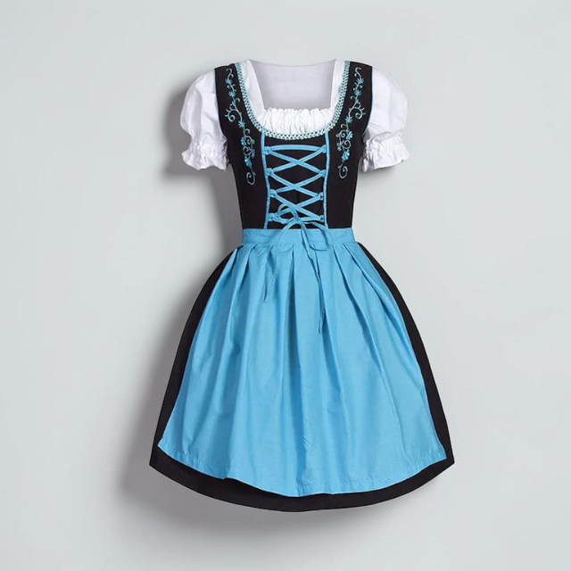 Robe bavaroise traditionnelle pour femmes avec broderies