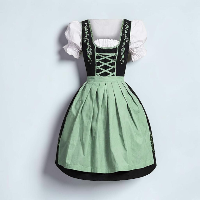Robe bavaroise traditionnelle pour femmes avec broderies