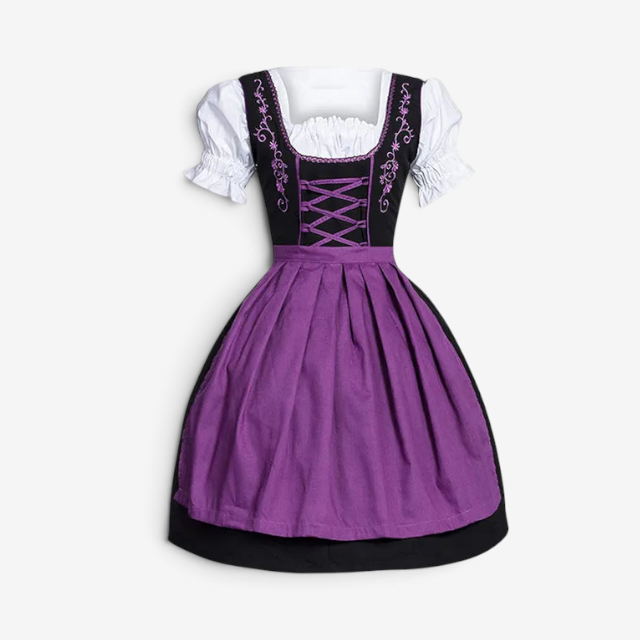 Robe bavaroise traditionnelle pour femmes avec broderies