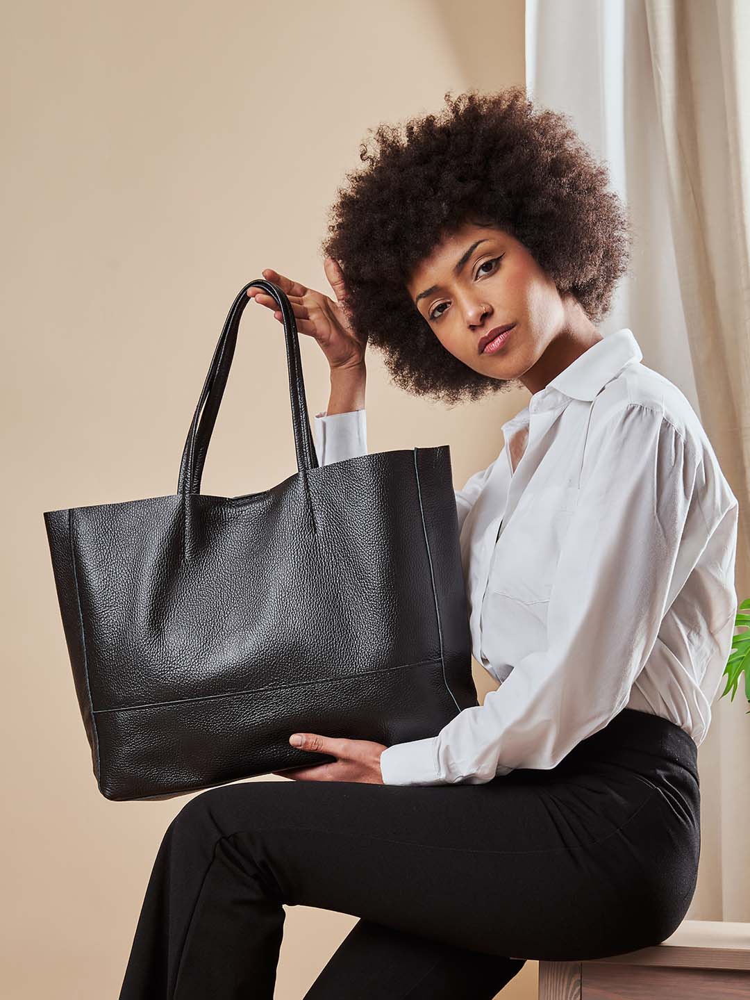Sac fourre-tout en cuir The Carryall
