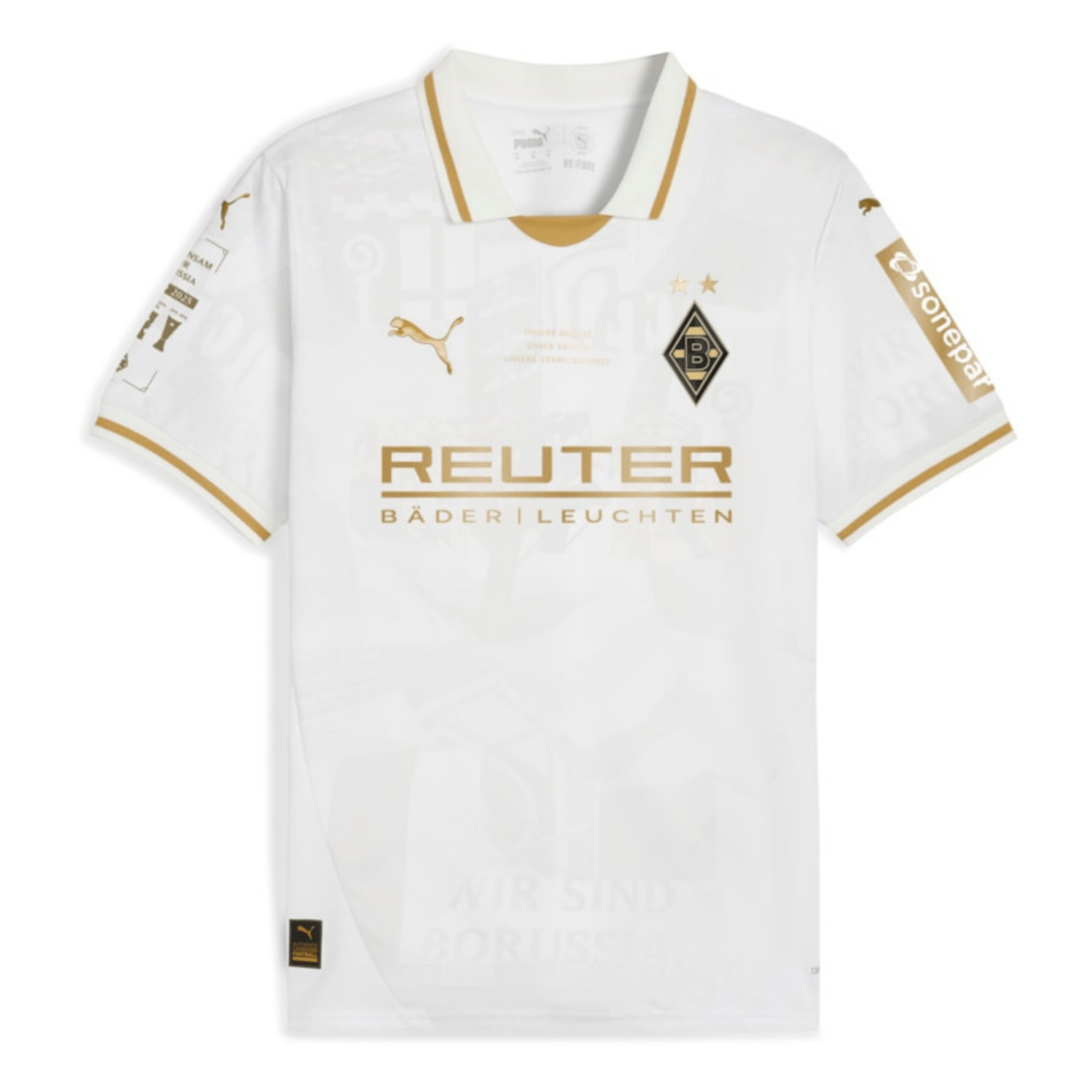Maillot Anniversaire 125 Ans BMG BORUSSIA MÖNCHENGLADBACH Homme 25 / 26