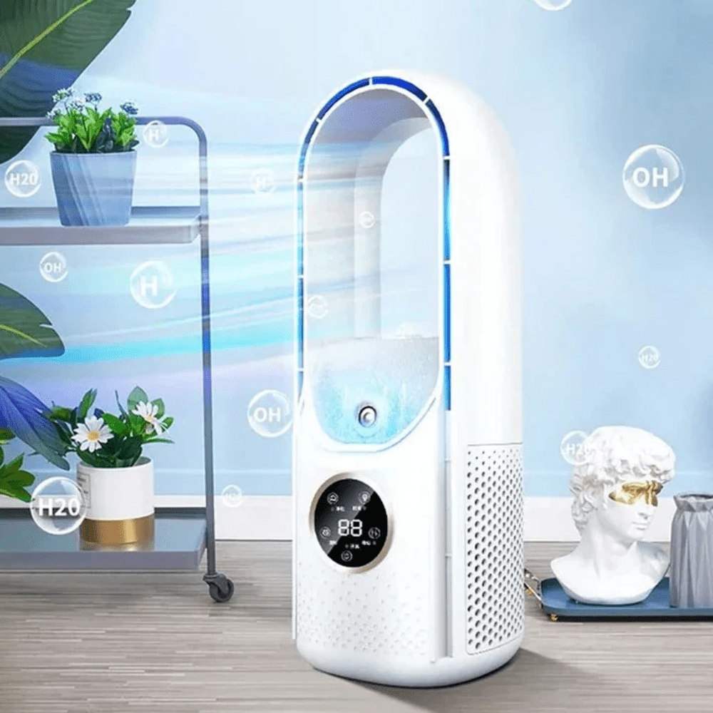 BREEZA Nova | Leiser luftkühler ohne Flügel mit Schlafmodus