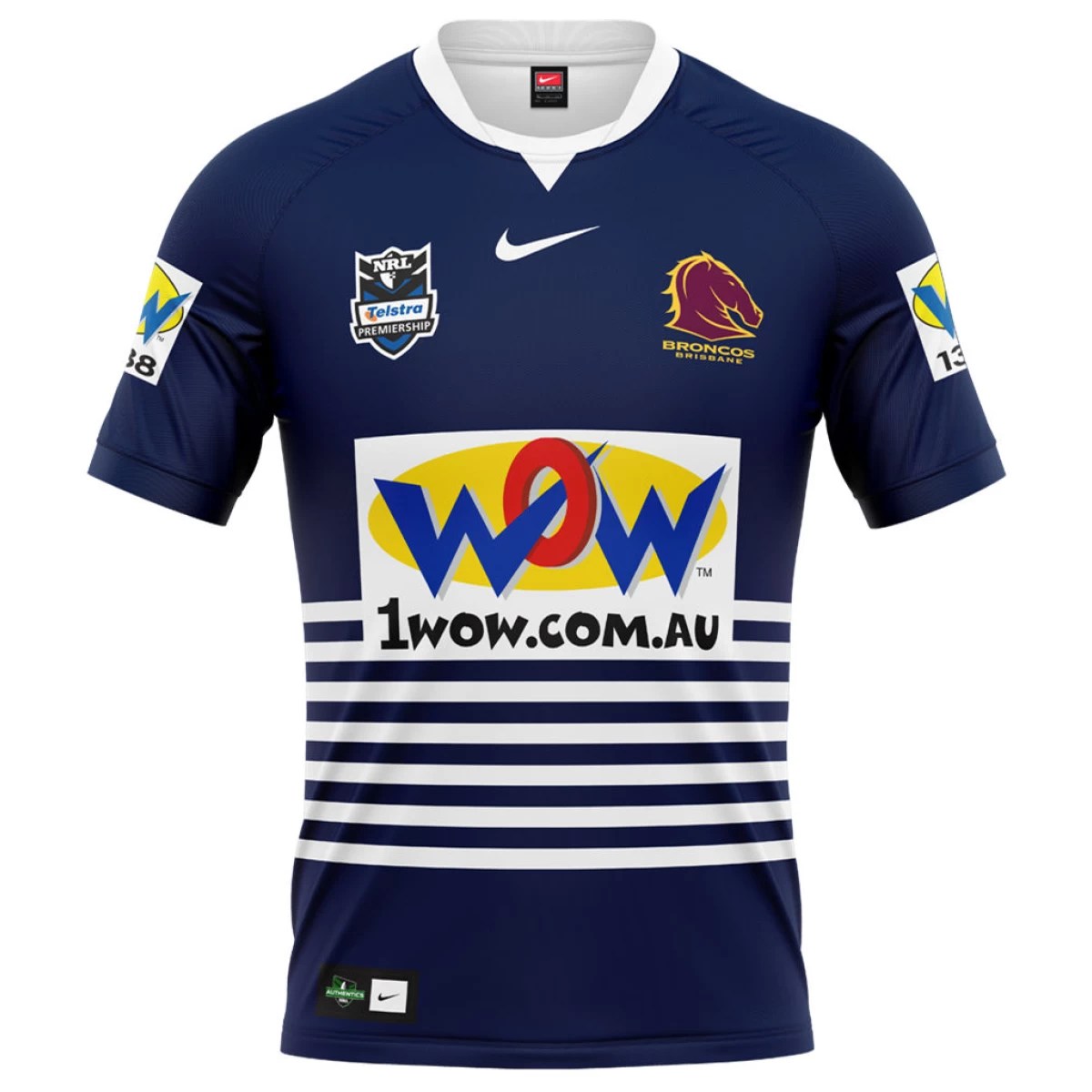 Maillot rétro Cyril Connell Brisbane Broncos 2010