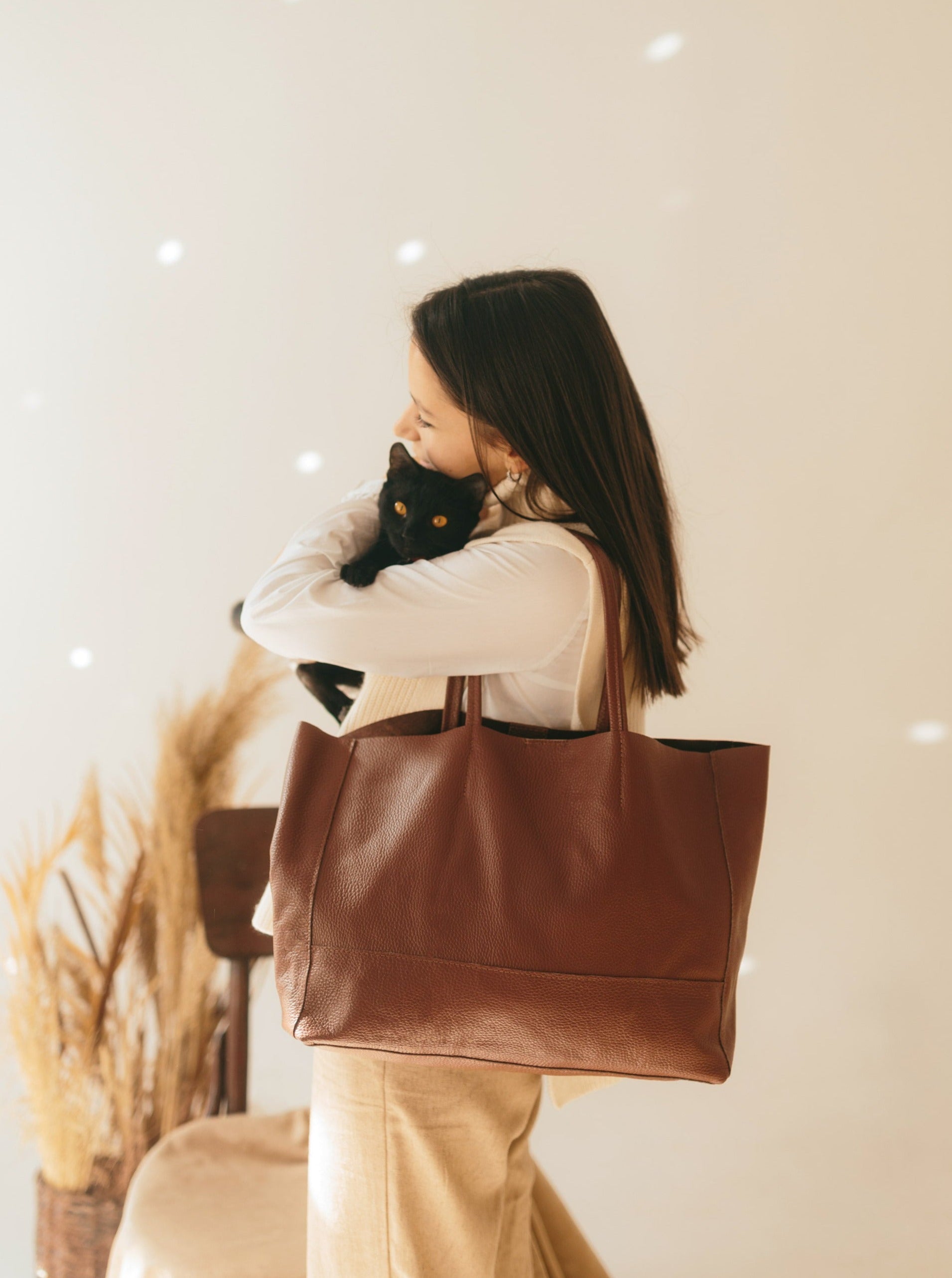 Sac fourre-tout en cuir The Carryall