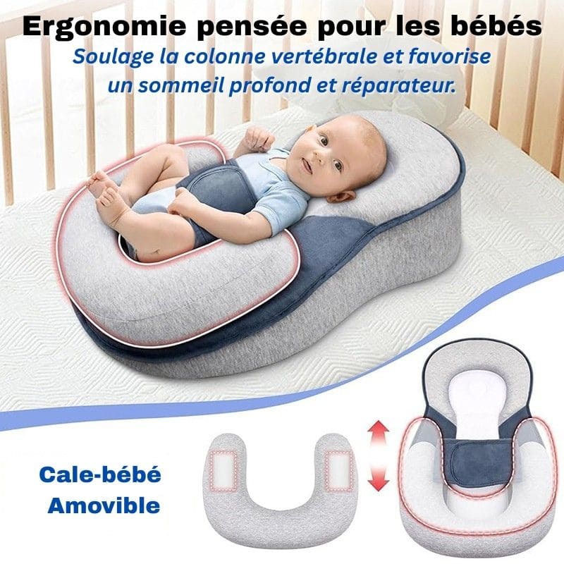 Ergonomic Baby Support Cushion with Washable Cover