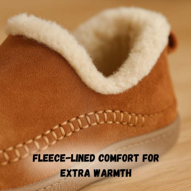 Fleece-Lined Comfort Shoes – CozyStep Supportive Winter Footwear
