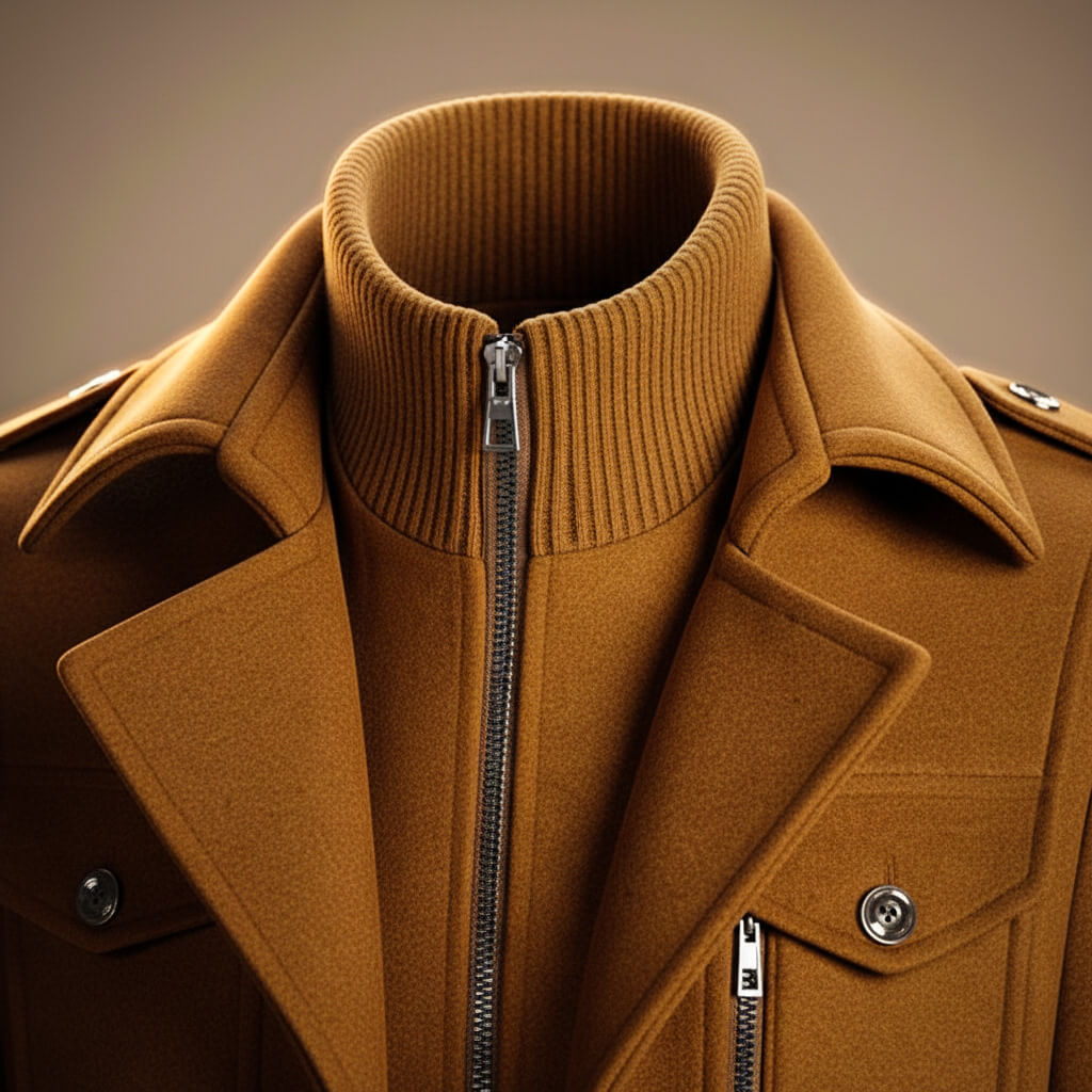 Manteau en laine vierge pour hommes Valero