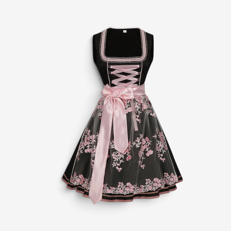 Dirndl für Damen mit Blumenmuster