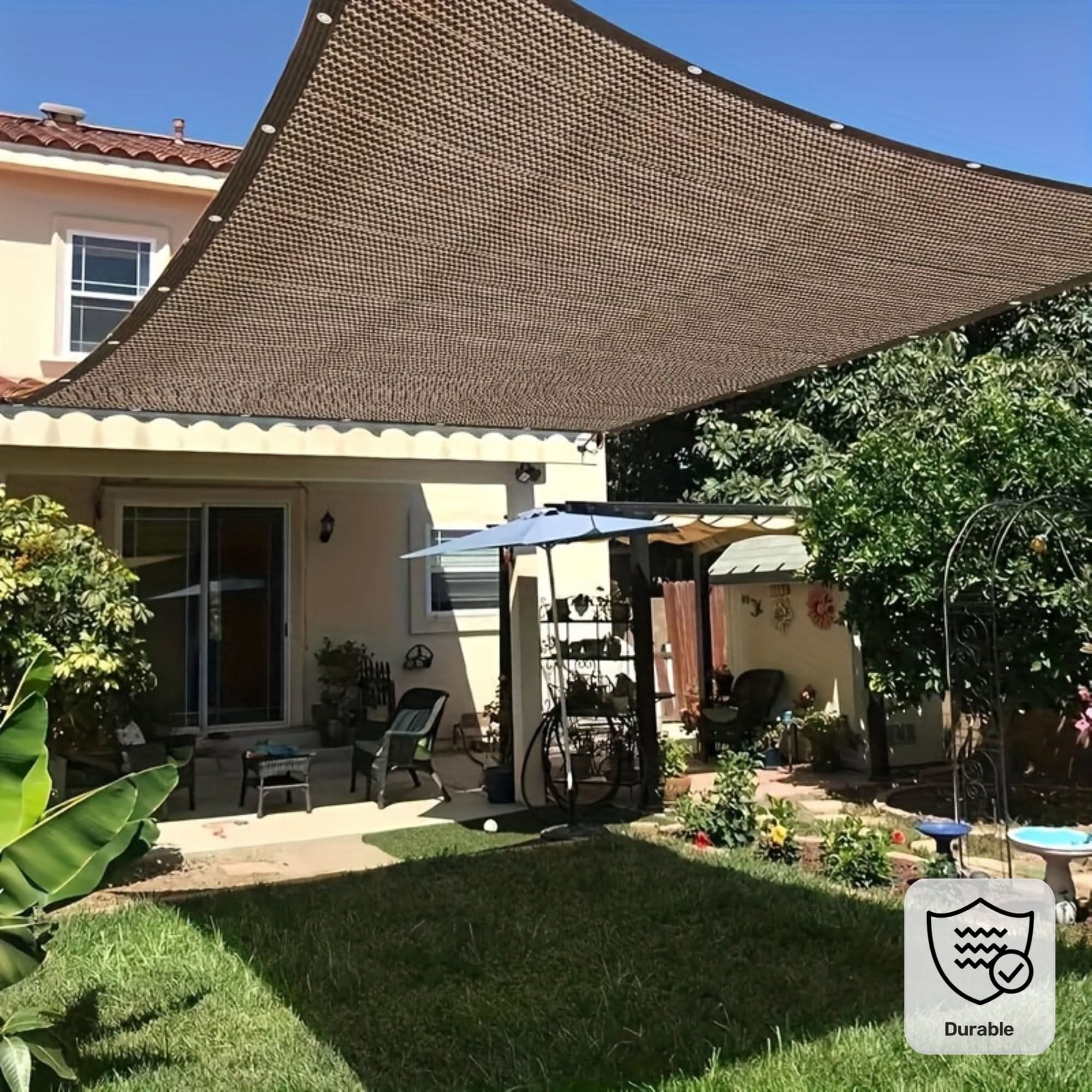 Outdoor Shade Net Canopy – ShadeCove Garden & Patio Sun Cover