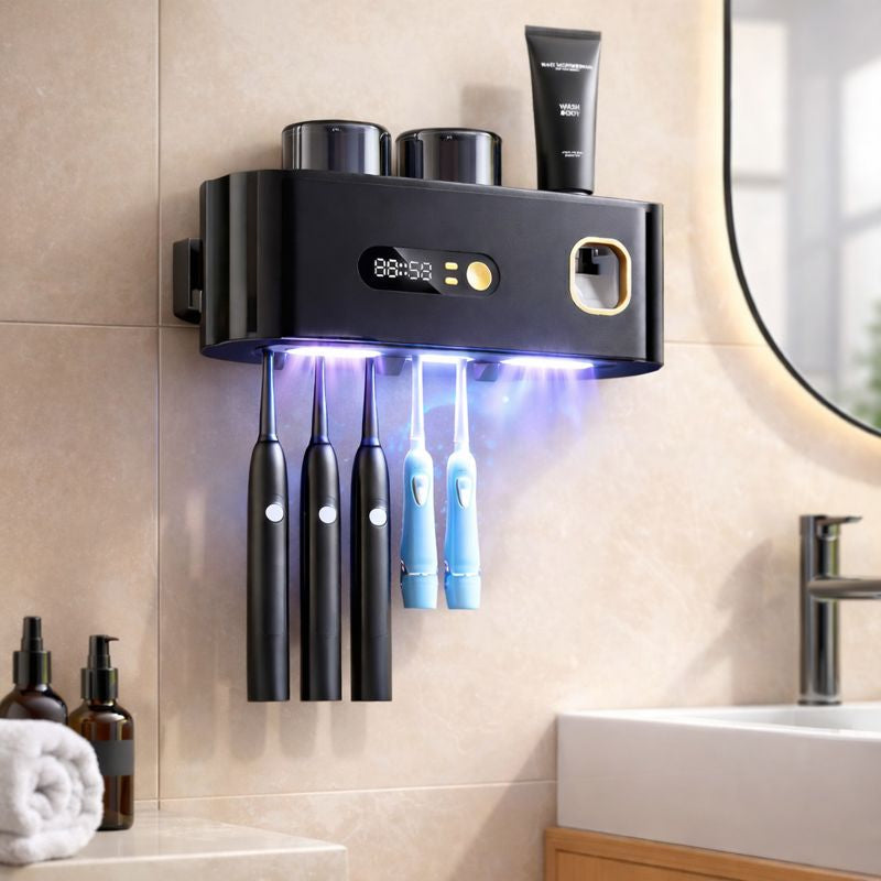 Oplaadbaar elektrisch hulpmiddel voor mondverzorging en reiniging - compact apparaat voor mondhygiëne