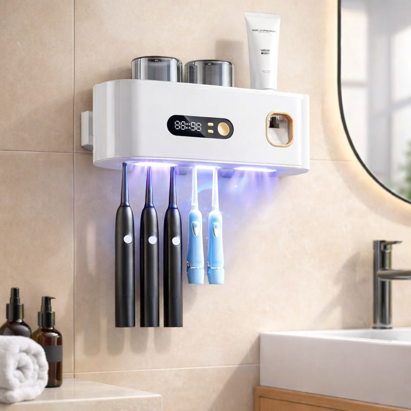 Oplaadbaar elektrisch hulpmiddel voor mondverzorging en reiniging - compact apparaat voor mondhygiëne