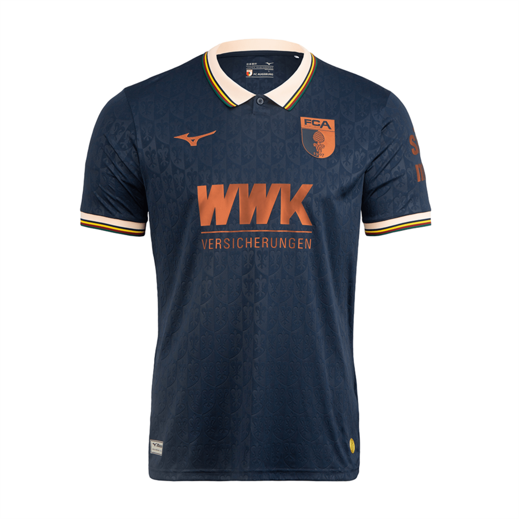 Maillot FCA FC AUGSBURG FUGGERSTADT Bleu Foncé Homme 25 / 26
