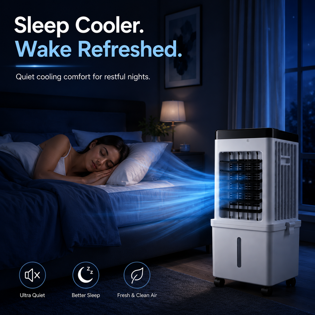 3-in-1 Portable Air Cooler – Freshora Cooling Fan for Indoor Spaces