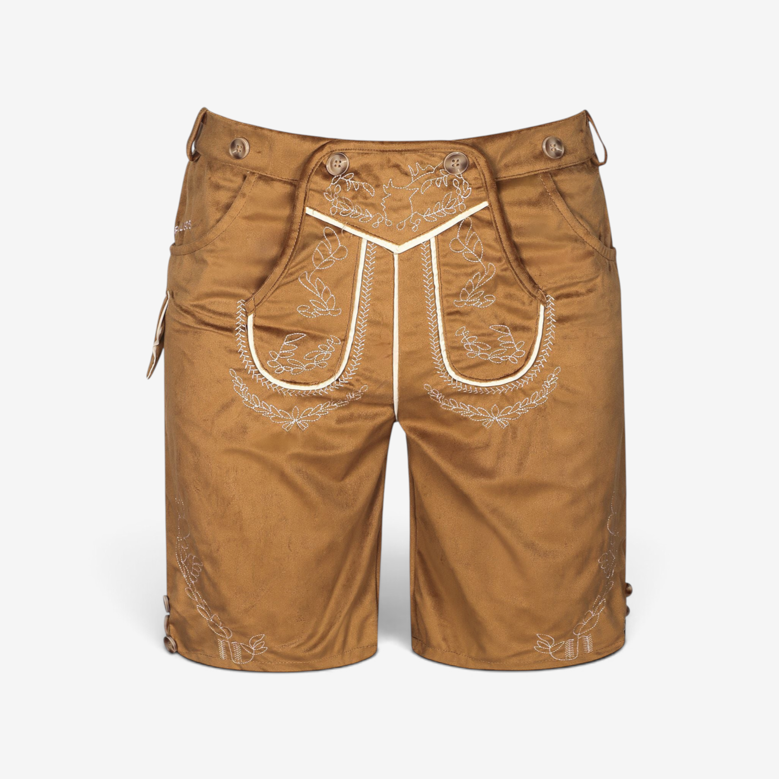 Pantalon traditionnel pour hommes avec braguette brodée