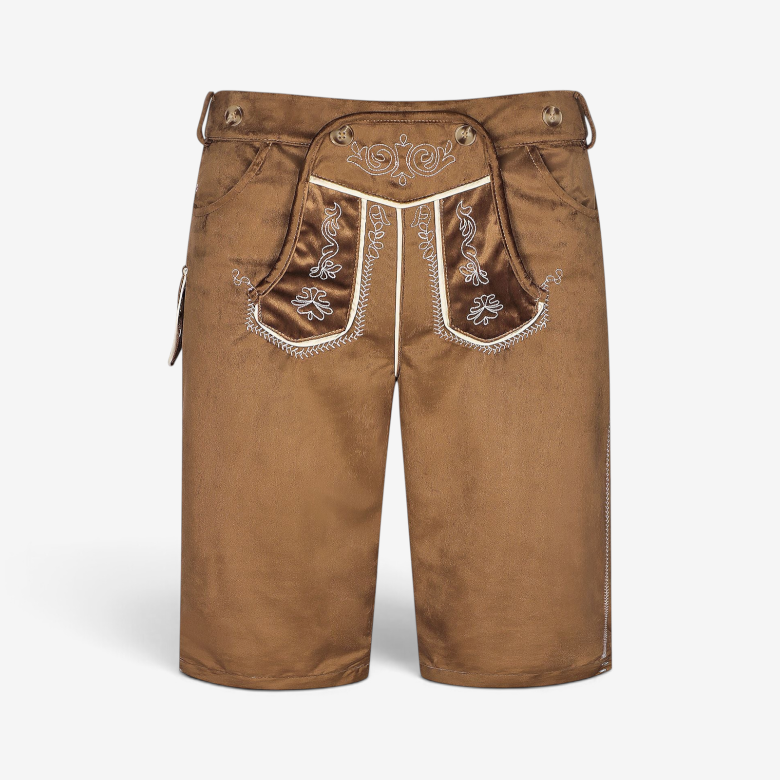 Pantalon traditionnel pour hommes avec braguette brodée